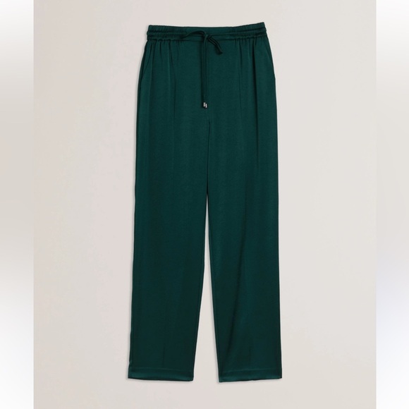 Ted Baker NWT Teal Wide Leg Pull on Trouser Size 0/XS - Picture 1 of 15